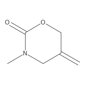 3-Methyl-5-methylidene-1,3-oxazinan-2-one Structure