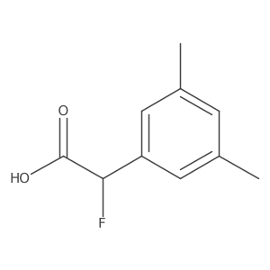 2-(3,5-Dimethylphenyl)-2-fluoroacetic acid结构式