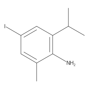 4-Iodo-2-isopropyl-6-methylaniline Structure