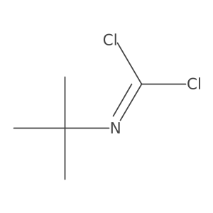 1,1-Dichloro-3,3-dimethyl-2-azabut-1-ene Structure