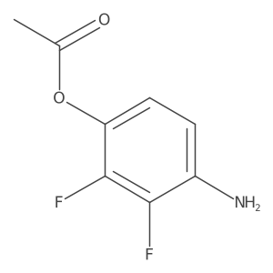 4-Amino-2,3-difluorophenyl acetate结构式