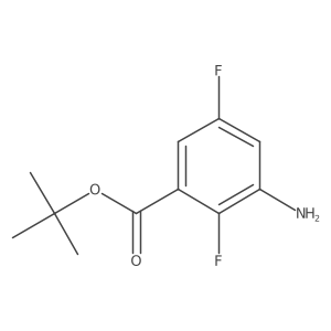 Tert-butyl 3-amino-2,5-difluorobenzoate Structure