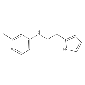 2-fluoro-N-[2-(1H-imidazol-4-yl)ethyl]pyridin-4-amine Structure