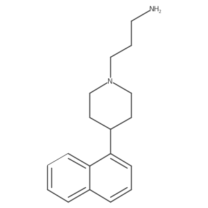 3-(4-Naphthalen-1-ylpiperidin-1-yl)propan-1-amine结构式