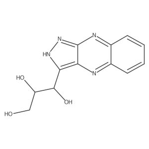 (1S,2R)-1-(2H-pyrazolo[4,3-b]quinoxalin-3-yl)propane-1,2,3-triol结构式