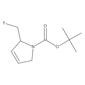 tert-butyl 2-(fluoromethyl)-2,5-dihydro-1H-pyrrole-1-carboxylate Structure