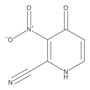 4-Hydroxy-3-nitropicolinonitrile Structure