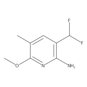 3-(Difluoromethyl)-6-methoxy-5-methylpyridin-2-amine Structure