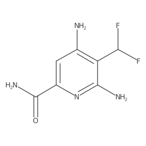 4,6-Diamino-5-(difluoromethyl)picolinamide Structure
