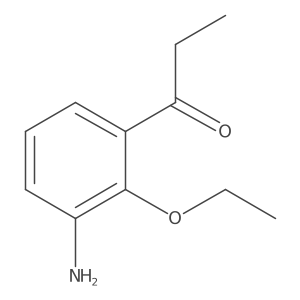 1-(3-Amino-2-ethoxyphenyl)propan-1-one结构式