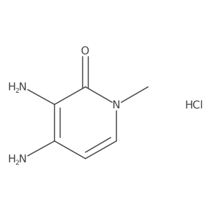3,4-Diamino-1-methylpyridin-2(1H)-onehydrochloride结构式