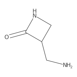 3-(Aminomethyl)azetidin-2-one Structure