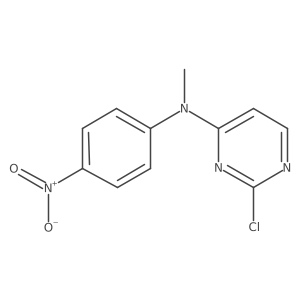 2-chloro-N-methyl-N-(4-nitrophenyl)pyrimidin-4-amine Structure