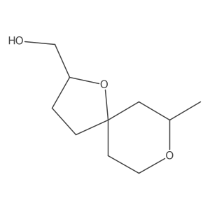 {7-Methyl-1,8-dioxaspiro[4.5]decan-2-yl}methanol Structure