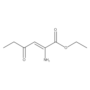 Ethyl (z)-2-amino-4-oxohex-2-enoate结构式
