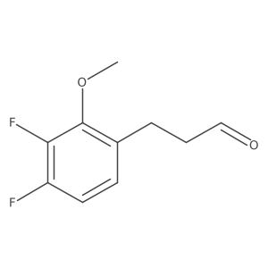 3-(3,4-Difluoro-2-methoxyphenyl)propanal结构式