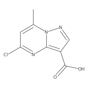 5-Chloro-7-methylpyrazolo[1,5-a]pyrimidine-3-carboxylic acid结构式
