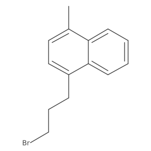1-(3-Bromopropyl)-4-methylnaphthalene Structure