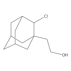 2-(2-Chloro-1-adamantyl)ethanol结构式