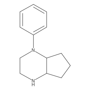 1-Phenyl-octahydro-cyclopentapyrazine Structure