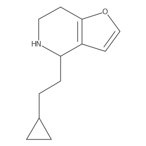 4-(2-cyclopropylethyl)-4H,5H,6H,7H-furo[3,2-c]pyridine Structure