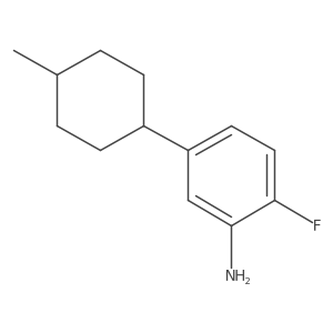 2-Fluoro-5-(4-methylcyclohexyl)aniline Structure