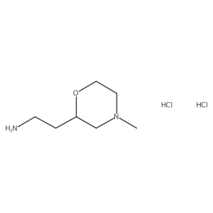2-(4-Methylmorpholin-2-yl)ethan-1-amine dihydrochloride Structure