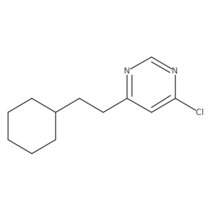 4-Chloro-6-(2-cyclohexylethyl)pyrimidine Structure
