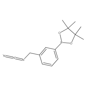 2-(3-(Azidomethyl)phenyl)-4,4,5,5-tetramethyl-1,3,2-dioxaborolane Structure