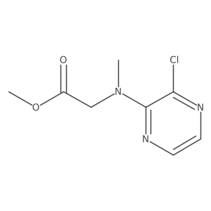 methyl N-(3-chloropyrazin-2-yl)-N-methylglycinate Structure