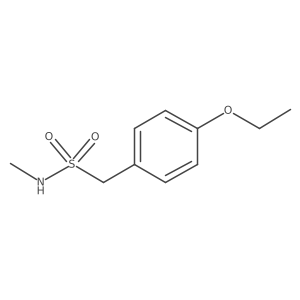 1-(4-ethoxyphenyl)-N-methylmethanesulfonamide结构式