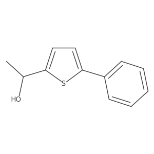 (1S)-1-(5-phenylthiophen-2-yl)ethan-1-ol结构式