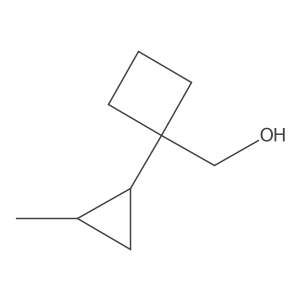 [1-(2-Methylcyclopropyl)cyclobutyl]methanol Structure