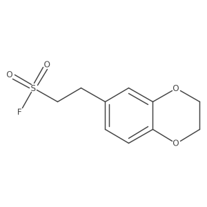 2-(2,3-Dihydro-1,4-benzodioxin-6-yl)ethane-1-sulfonyl fluoride Structure
