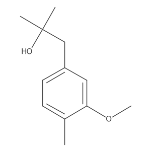 1-(3-Methoxy-4-methylphenyl)-2-methylpropan-2-ol Structure