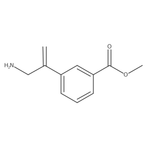 Methyl 3-(3-aminoprop-1-en-2-yl)benzoate Structure