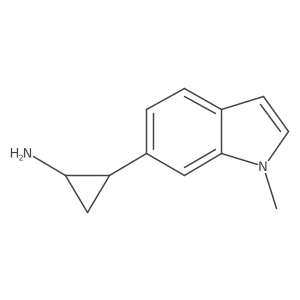 2-(1-methyl-1H-indol-6-yl)cyclopropan-1-amine结构式