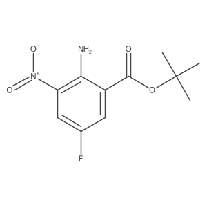 Tert-butyl 2-amino-5-fluoro-3-nitrobenzoate Structure
