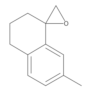 6-Methylspiro[2,3-dihydro-1H-naphthalene-4,2'-oxirane]结构式