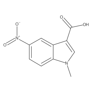 1-Methyl-5-nitro-1H-indole-3-carboxylic acid Structure