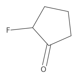 (2S)-2-fluorocyclopentan-1-one结构式
