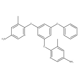 6,6'-((5-Phenoxy-1,3-phenylene)bis(oxy))bis(5-methylpyridin-3-amine) Structure