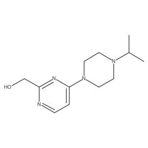{4-[4-(Propan-2-yl)piperazin-1-yl]pyrimidin-2-yl}methanol Structure
