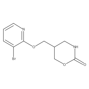 5-{[(3-Bromopyridin-2-yl)oxy]methyl}-1,3-oxazinan-2-one Structure