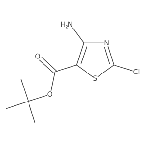 Tert-butyl 4-amino-2-chloro-1,3-thiazole-5-carboxylate结构式