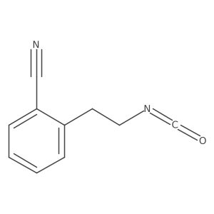 2-(2-Isocyanatoethyl)benzonitrile结构式