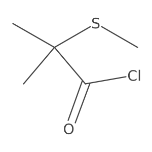 2-Methyl-2-(methylthio)propanoyl chloride Structure