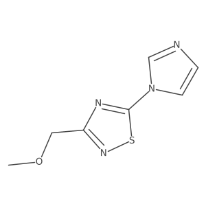 5-(1H-imidazol-1-yl)-3-(methoxymethyl)-1,2,4-thiadiazole Structure