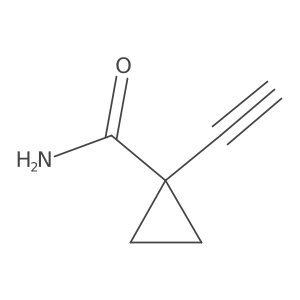 1-Ethynylcyclopropane-1-carboxamide Structure