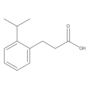 Benzenepropanoic acid, 2-(1-methylethyl)-结构式